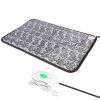 27.6x17.7in Pet Heating Pad Dog Cat Electric Heating Mat Waterproof Adjustable Warming Blanket with Chew Resistant Steel Cord Case