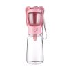 2 In 1 Dog Water Bottle, Leak Proof Portable Pet Water Bottle With Food Container, Outdoor Portable Water Dispenser For Dog, Puppy Supply For Walking,