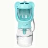 2 In 1 Dog Water Bottle, Leak Proof Portable Pet Water Bottle With Food Container, Outdoor Portable Water Dispenser For Dog, Puppy Supply For Walking,